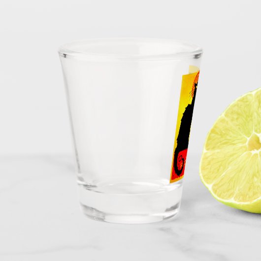 Le Chat Noir  Shot Glas (Links)