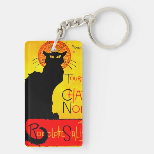 Le Chat Noir  Sleutelhanger (achterkant)