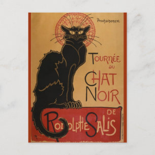 Le chat Noir - Steinlen Briefkaart