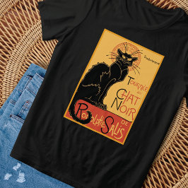 Le Chat Noir Steinlen Illustratie T-shirt
