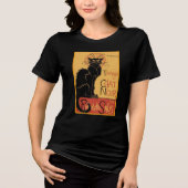 Le Chat Noir Steinlen Illustratie T-shirt (Voorkant)