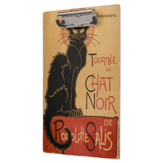 Le chat Noir - Steinlen Klembord (Links)