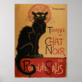 Le chat Noir - Steinlen Poster (Voorkant)