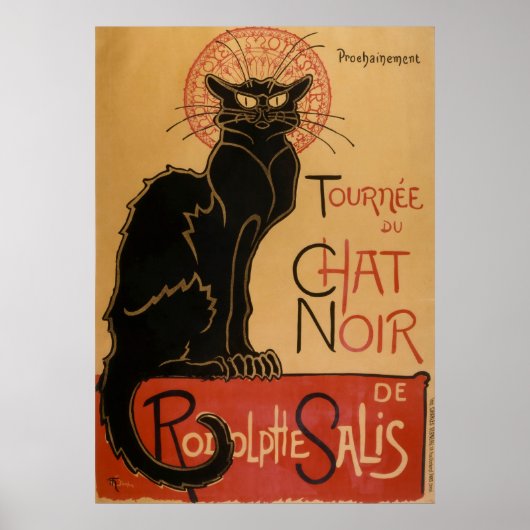 Le chat Noir - Steinlen Poster (Voorkant)