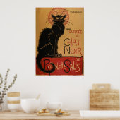 Le chat Noir - Steinlen Poster (Keuken)
