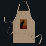 Le chat Noir - Steinlen Standaard Schort<br><div class="desc">Het Le Chat Noir poster van Theophile Steinlen is een van de meest iconische art nouveau-advertenties aller tijden. Het werk is voorzien van een zwarte kat die trots met gele ogen over een gele achtergrond staat naast de woorden Tournee de Chat Noir. Het werk werd opgedragen aan de cabaretgroep Le...</div>