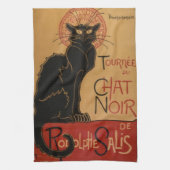 Le chat Noir - Steinlen Theedoek (Verticaal)