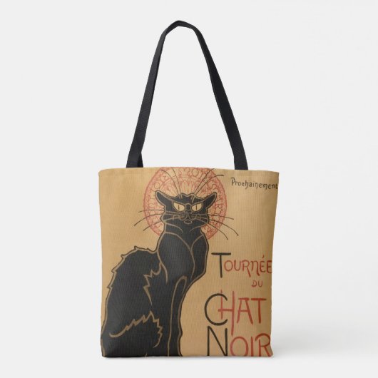 Le chat Noir - Steinlen Tote Bag (Achterkant)