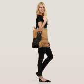 Le chat Noir - Steinlen Tote Bag (Op model)