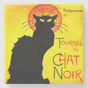 Le Chat Noir  Stenen Onderzetter