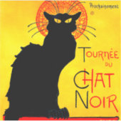 Le Chat Noir  Sticker (Voorkant)