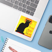 Le Chat Noir  Sticker (Laptop met iPhone)