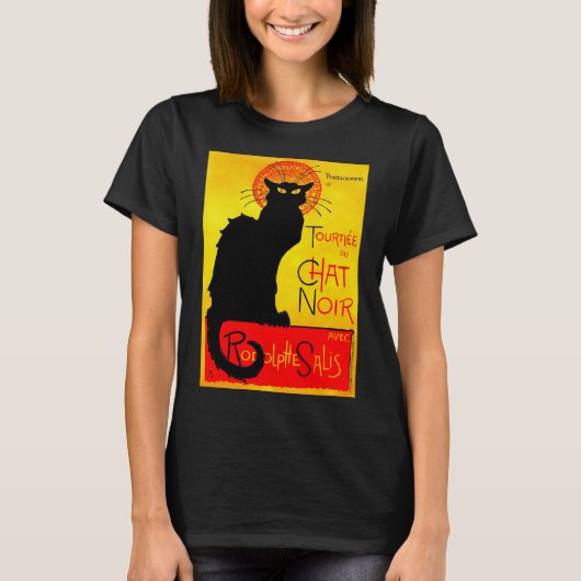 Le Chat Noir  T-shirt (Voorkant)