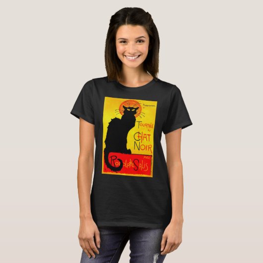 Le Chat Noir  T-shirt (Voorkant volledig)