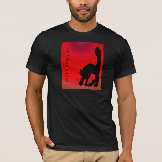Le Chat Noir T-shirt (Voorkant)