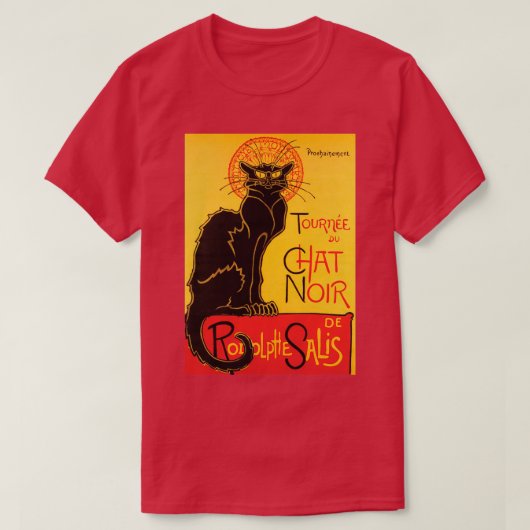 Le Chat Noir  T-shirt (Design voorkant)