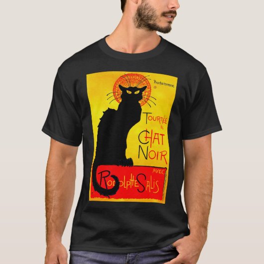Le Chat Noir  T-shirt (Voorkant)