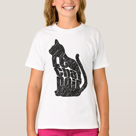 Le Chat Noir T-shirt (Voorkant)