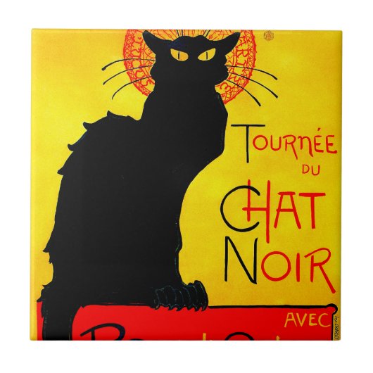 Le Chat Noir Tegeltje (Voorkant)