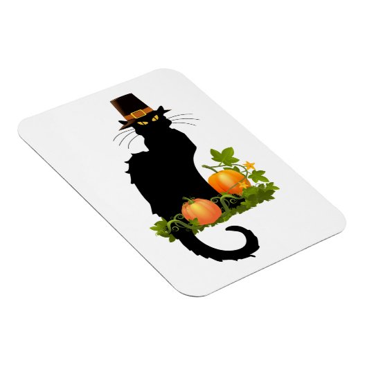 Le Chat Noir Thanksgiving and Pilgrim Turkey Magneet (Rechterzijde)