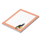 Le Chat Noir Thanksgiving and Pilgrim Turkey Notitieblok (Linkerzijde)