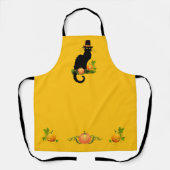 Le Chat Noir Thanksgiving en Pelgrim Kalkoen Schort (Voorkant)