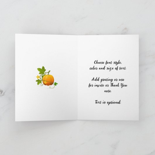 Le Chat Noir Thanksgiving en pelgrim Turkije Feestdagen Kaart (Binnen)