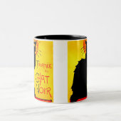 Le Chat Noir  Tweekleurige Koffiemok (Center)