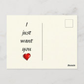 Le Chat Noir Valentijnsdag Briefkaart (Achterkant)