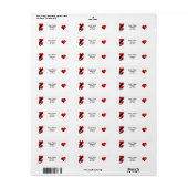 Le Chat Noir Valentijnsdag Etiket (Full Sheet)