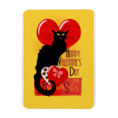 Le Chat Noir Valentijnsdag Magneet (Verticaal)