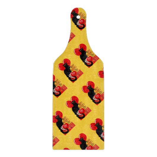 Le Chat Noir Valentijnsdag Snijplank (Voorkant)