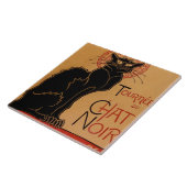 “Le Chat Noir” van Theophile Steinlen Tegeltje (Zijkant)