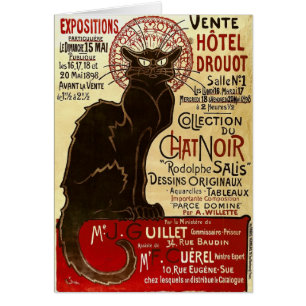 Le Chat Noir, Vente Hôtel Drouot