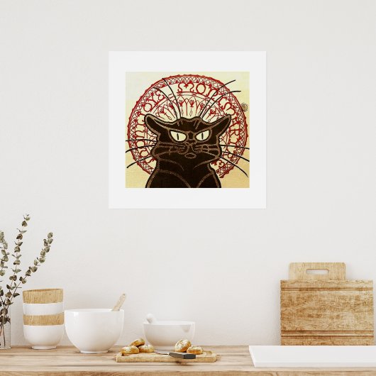 Le Chat Noir, Vente Hôtel Drouot Poster (Keuken)
