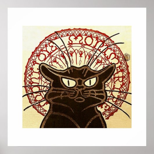Le Chat Noir, Vente Hôtel Drouot Poster (Voorkant)