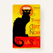 Le Chat Noir Vintage Badge (Achterkant)