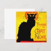 Le Chat Noir Vintage Kaart (Voorkant / Achterkant)