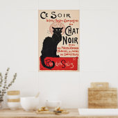 Le Chat Noir Vintage Poster Print, Paris Cabaret (Keuken)
