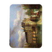Le Chateau de Chenonceau, 1843 (olie op canvas) Magneet (Verticaal)