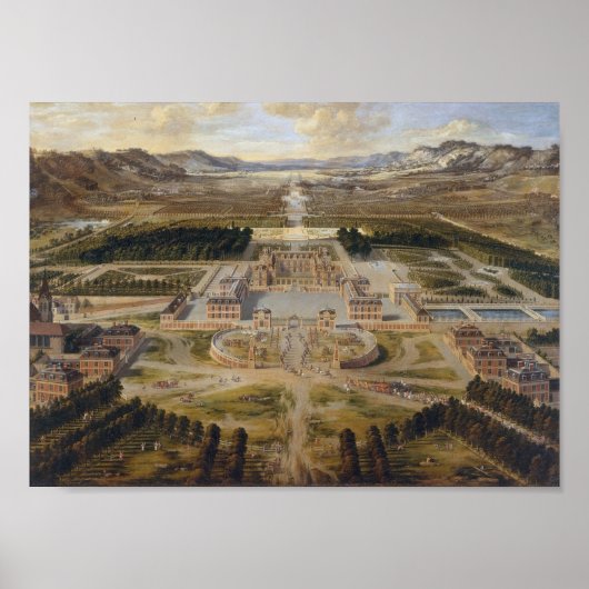 Le Château de Versailles - 1668 Poster (Voorkant)