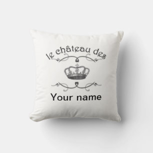 le chateau des JOUW NAAM v.2 Kussen