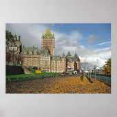 Le Chateau Frontenac, Quebec, Canada Poster (Voorkant)