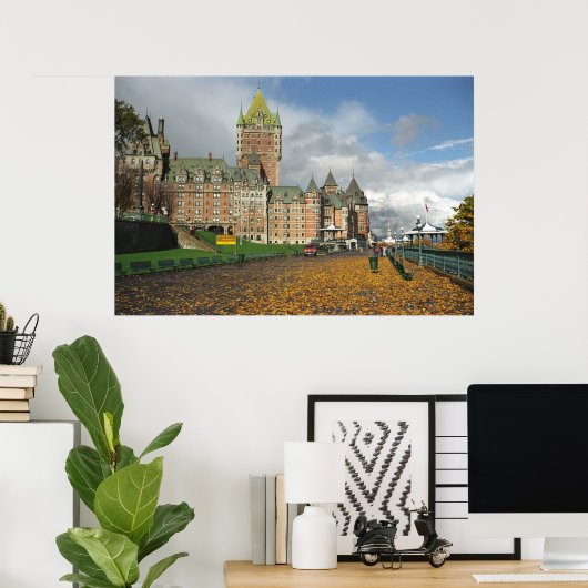 Le Chateau Frontenac, Quebec, Canada Poster (Thuiskantoor)