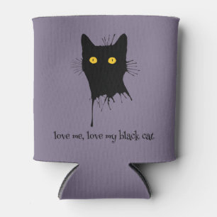 Le Chaton Noir Love me My Black Cat Lover Blikjeskoeler