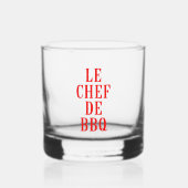 Le Chef De BBQ Whisky Glas (Voorkant)