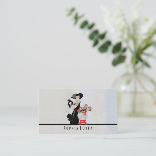 Le Chic ~ Visitekaartje (Staand voorkant)