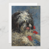 Le Chien "Donki" | Édouard Manet (Voorkant / Achterkant)