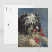 Le Chien "Donki" | Édouard Manet Briefkaart (Voorkant / Achterkant)