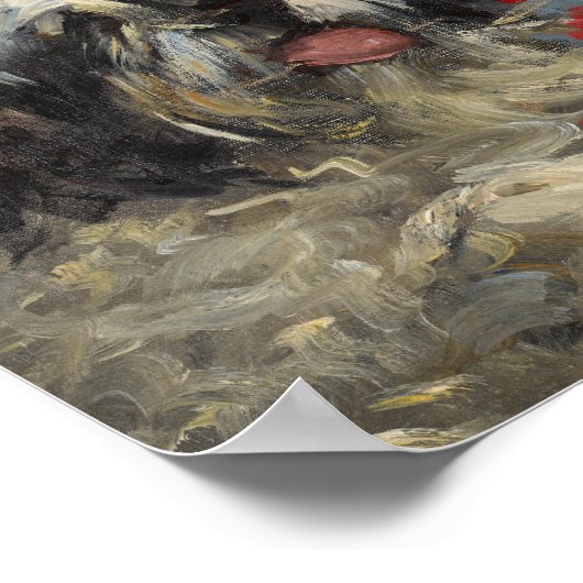 Le Chien "Donki" | Édouard Manet Poster (Hoek)